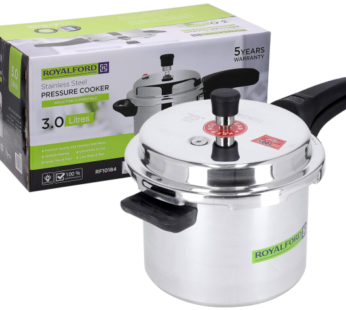 ROYALFORD PRESSURE COOKER 3.LITRES