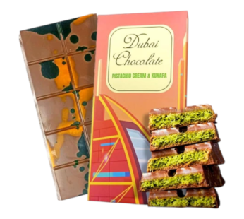 Dubai Kunafa Chocolate 100gm