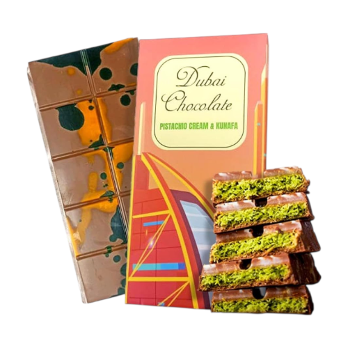 Dubai Kunafa Chocolate 100gm